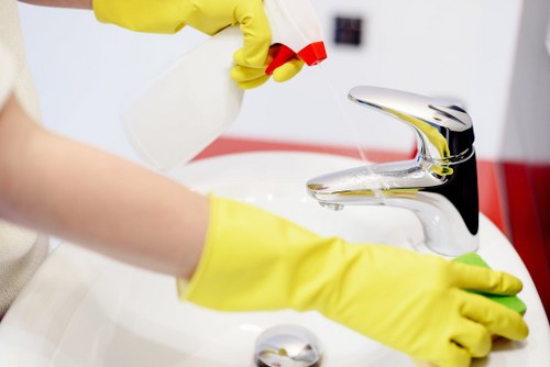 Commercial kitchen oven cleaning for a Watford business