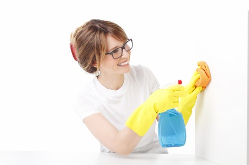 Final property clean after builders in Watford before handover