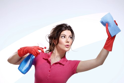 Routine cleaning for a modern flat in Watford