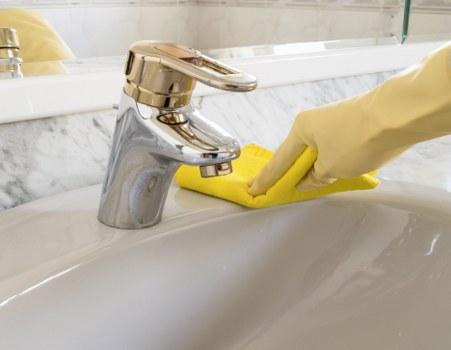 Detailed after builders cleaning on surfaces and fixtures in Watford